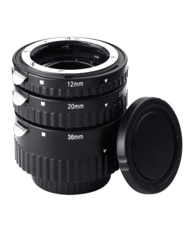Mcoplus Extnp Auto Focus Macro Extension Tube Set (12mm 20mm 36mm) for Nikon AF AF-S DX FX SLR Cameras MCO-N-B