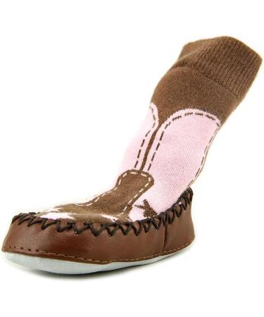 Mocc Ons Cowgirl Slipper Socks (12-18 Months) - Washable Leather Sole - Buy Online on SooperMarket.com