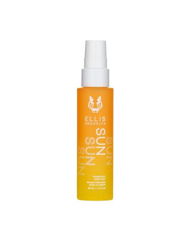 Ellis Brooklyn SUN Hair And Body Mist - Rich Floral Perfume with Italian Mandarin Orange Flower Water & Cedarwood Vegan Perfume Made In The USA Sun 1.69 Fl Oz (Pack of 1)