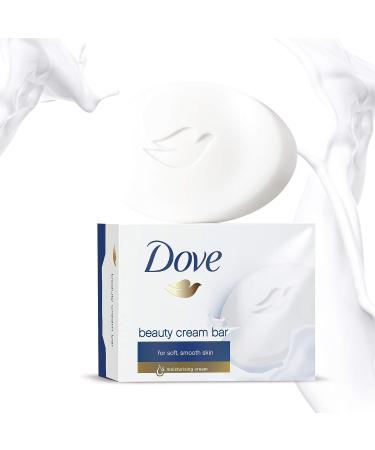 Dove White Moisturizing Cream Beauty Bar - 3.5 oz | Hydrating Gentle Cleanser - Buy Online on SooperMarket.com