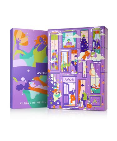Avon 12 Piece Self-Love Wellbeing Advent Calendar featuring Anew Renewal Power Serum