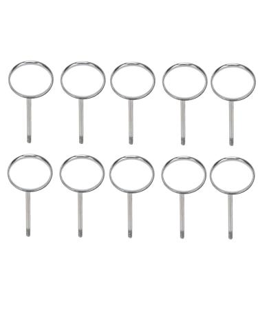 10-Piece Dental Mirror Set | Stainless Steel Teeth Cleaning Tools for Oral Hygiene | Daily Use Mouth Inspection - Buy Online on SooperMarket.com