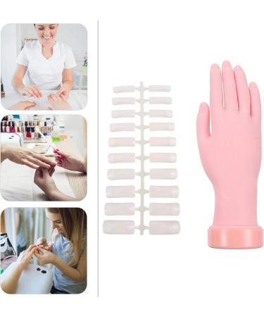 FOMIYES Nail Art Tools Set - Flexible Practice Hand Display for Manicure Training - Beginner DIY Manicure Tools - 8X22.5CM - Buy Online on SooperMarket.com