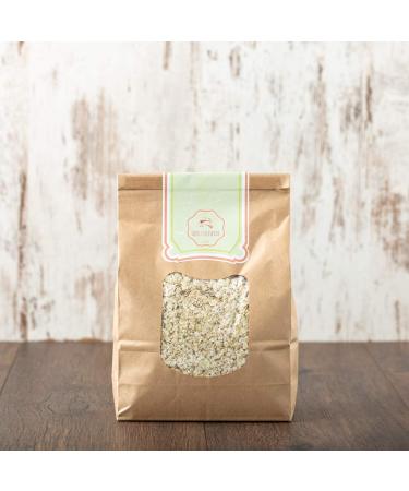 sssundclever.de Organic buckwheat flakes | Whole grain | 2.0 kg (2 x 1.0 kg) | plastic-free and ecologically sustainable packaging