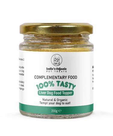 100% Tasty Liver dog food topper-Fussy Eaters-Enhance your dogs mealtime-Great for lickimats-In a 200g Glass Jar