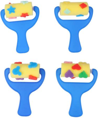 STOBOK Drawing Sponge Roller Brush Set for Kids - 8 Piece Graffiti DIY Tool Kit - Buy Online on SooperMarket.com
