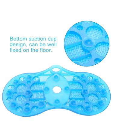 Shower Foot Scrubber Mat - Massage and Cleanse Feet Easily - Buy Online on SooperMarket.com