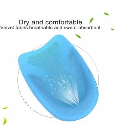 Comfortable Orthopedic Insoles for Pain Reduction | U-Shaped Heel Cushion Inserts for Women & Men | Heel Spur Support | Professional Shoe Inserts in Blue - Buy Online on SooperMarket.com