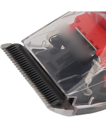 Buy Transparent Electric Hair Clipper | Hair Cutting Kit with 4 Guided Combs - Rechargeable & Ergonomic - Ideal for Salon Use (Red - Buy Online on SooperMarket.com