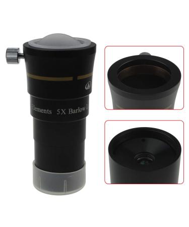 Alstar 1.25" 4-Elements 5X Barlow Lens Fully Multi-Coated Optics