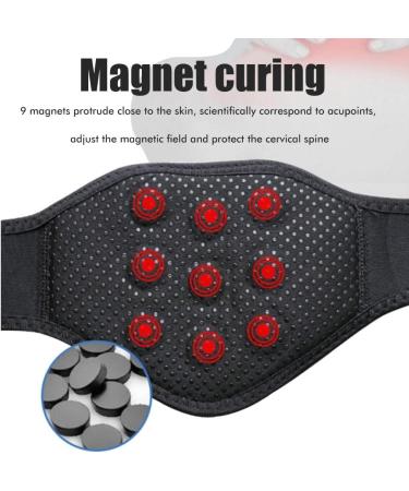 Kenanlan Neck Brace - Magnetic Thermal Self-Heating Neck Pad Massager 9 Magnetic Stones Ultimate Neck Support & Pain Relief - International Shipping Available - Buy Online on SooperMarket.com