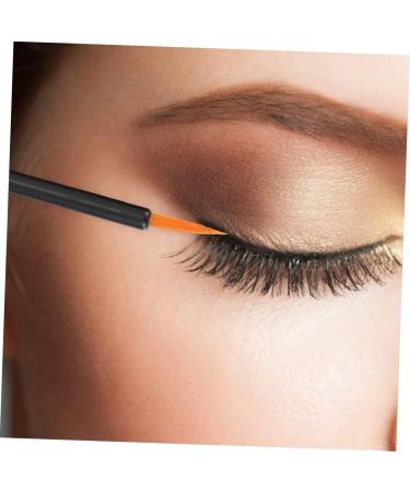PLAFOPE 100pcs Disposable Eyeliner Brush Face Tools Eyeshadow Gel Eyeliner Brush Plastic Black - Buy Online on SooperMarket.com