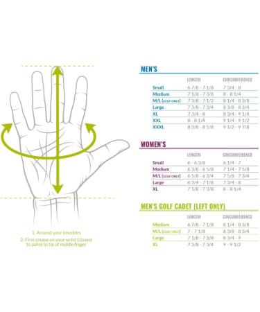 BIONIC Men's StableGrip Golf Glove - Left Hand, Cadet White, Size Cadet Medium - Buy Online on SooperMarket.com