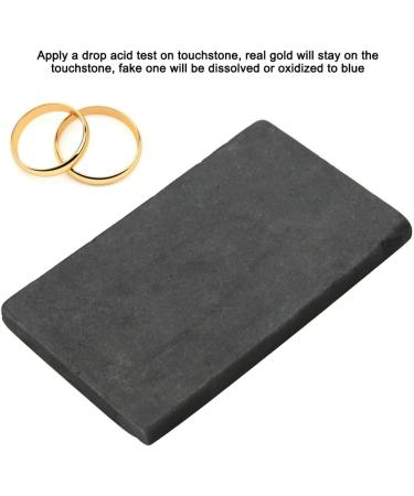 Gold Testing Stone Kit - Precious Metal Acid Tester for Silver, Platinum & Jewelry - Portable Solution for Purity & Value Detection - Goldsmithing Tool - Buy Online on SooperMarket.com