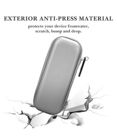 Linkidea EVA Hard Shell Travel Case for Safety Razor | Portable Shaving Accessories for Men - Silver - Buy Online on SooperMarket.com