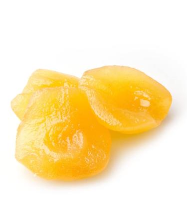 Oh! Nuts - Rich & Juicy Succulent Glac Pears - 1LB Bulk | Dehydrated Sweetened Chunky Glazed Candied Fruit Bites For Snacking & Baking | High Fibers, Vitamin C