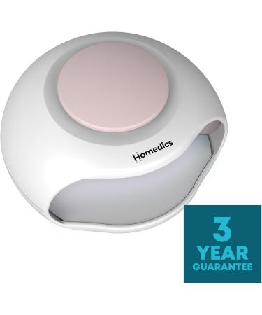Homedics 2-in-1 Nail Polish Dryer UV Nail Lamp with Fan Sleek Finish in Minutes for Manicure and Pedicure Curing Lamp for Gel Nails Suitable for Use with Regular Nail Polish Gel & Acrylic Nails - Buy Online on SooperMarket.com