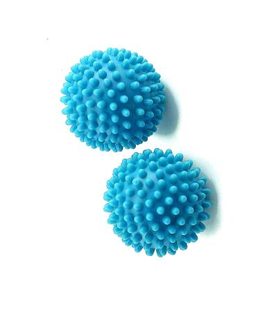 Pack of 2 Reusable PVC Drying Washing Machine Balls Home Soften Clothes Dryer