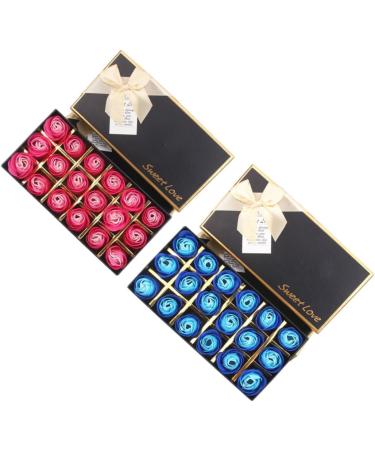 PLAFOPE 2boxes Creative Women+perfume Perfumes for Women Clipper Holders for Barbers Motherd Day Mothered Day Fragrance for Women Flower Soap Womens+perfume Box Rose - Buy Online on SooperMarket.com