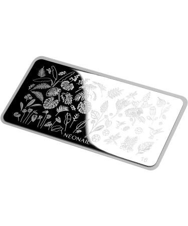 Neonail Stamping Plate 16 | Nail Art Stencil for Creative Designs | Perfect for French Nails | International Shipping Available - Buy Online on SooperMarket.com