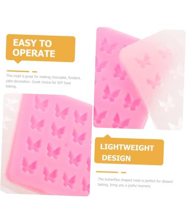 Zerodeko 2pcs Butterfly Epoxy Mold Chocolate Silicone Candle Molds Gum Cake Fondant Molds Soft 3 Cubes - Buy Online on SooperMarket.com