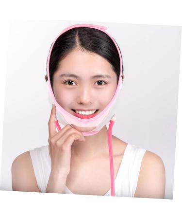 CANIGHT 1pc Inflatable Face Strap Face Strap Double Chin Face Lifting Strap Thin Face Strap Fabric Pink - Buy Online on SooperMarket.com