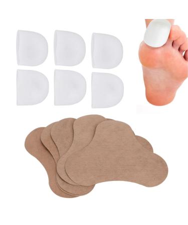 Soft Gel Toe Protectors ANGGREK 6pcs Soft Gel Toe Protectors Toe Caps Ingrown Toenails Toe Sleeves 5pcs Care Patch for Calluses Blisters
