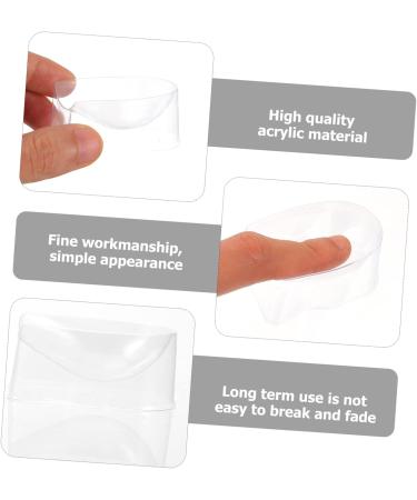 FRCOLOR 48 Nail Dipping Cups Acrylic Dip Case Starter Set thehomeuse French Manicure Nail Polish Tool Trays Tin for Manicure Powder French 5X4X2.5CMx8pcs White x 8 pieces - Buy Online on SooperMarket.com