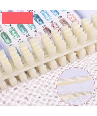 Gel Polish Color Sample Display Book Chart Nail Art Manicure Practice Tool with 5 Sheets for Nail Beauty Salon 120 Squares - Buy Online on SooperMarket.com