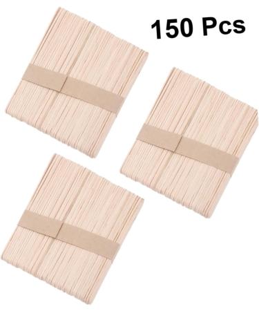 Fomiyes 150-Piece Wood Spatula Set for Cosmetology - Eyebrow Waxing Hair Removal Cosmetic Bags & Mouth Protection Masks - Buy Online on SooperMarket.com