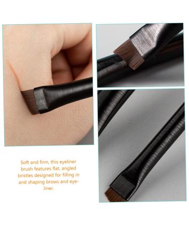 Balacoo Eyeliner Brush Set - 6 Multipurpose Makeup Brushes for Eyeliner & Eyebrows | Newborn Bevel Wood Toiletries - Buy Online on SooperMarket.com