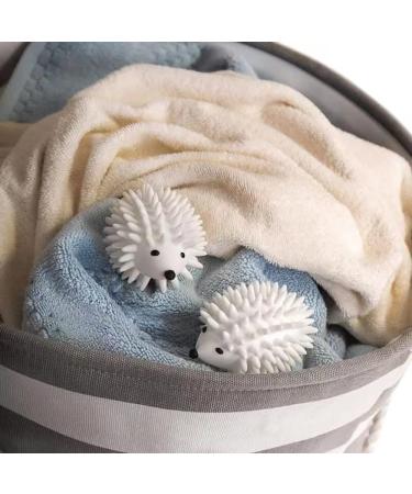 2 Pieces Dryer Balls Whit Plastic Hedgehog Reusable Laundry Ball Household Washing Machine Hedgehog Hedgehog-Shaped PVC Laundry Cleaning Balls for Washing Machine Home School - Buy Online on SooperMarket.com