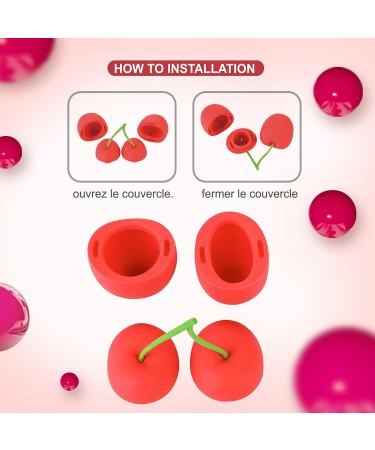 Cherry Shaped Lip Plumper Enhancer | Silicone Lip Enhancer for Beautiful Curves | Women's Lip Plumping Device - Buy Online on SooperMarket.com
