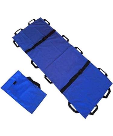 Sturdy Folding Ambulance Chair with 12 Handles Portable Transport Stretcher Hospital Patient Lifter Transfer Board for Hospital Clinic Home Sports venues Ambulance (Color : C)