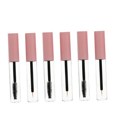 PLAFOPE 6pcs Eyeliner Stick Empty Mascara Tube and Wand for oil Tubes The Pet Lips Shadow Tool 1 g (Pack of 1) Pink