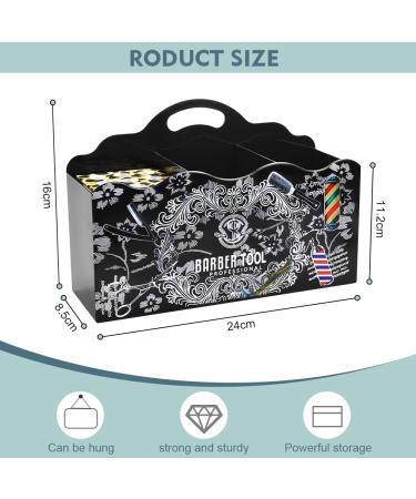 Adertos Hairdressing Hub Box - ABS Tool Storage for Scissors Combs & Clips | 24x16x8.5cm Hairdresser Tool Organizer - Buy Online on SooperMarket.com