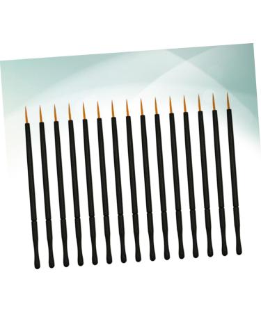 MAGICLULU 50pcs Eyeliner T Tool Eye Liner Brush White Eye Liner Eye Makeup Tools Soft Head Eye Shadow Brush 10X0.5cm Orange - Buy Online on SooperMarket.com