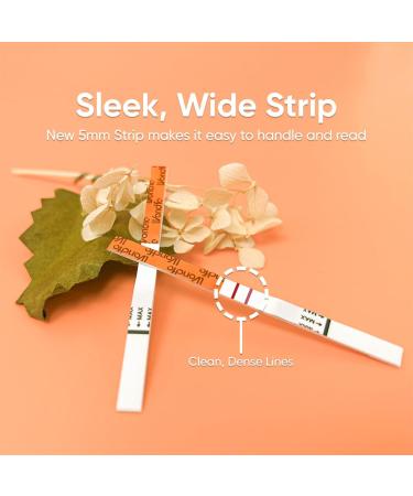 Wondfo Pregnancy Test Strips - 25 Pack Early Result Pregnancy Test Highly Sensitive Fast Home Self-checking Kit Clear HCG Test Results Test De Grossesse 25 Hcg - Buy Online on SooperMarket.com