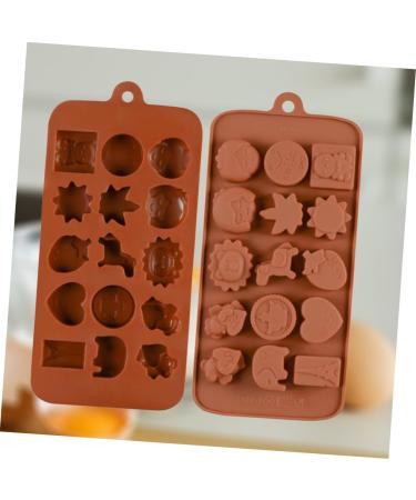 PRETYZOOM 15 Silicone Baking Molds Cupcake Decorate Bakeware Silicone Candy Molds Chocolate Candy Molds Cookie Pudding Non-Stick Mold Fudge Molds Small Animals Baking Supplies - Buy Online on SooperMarket.com