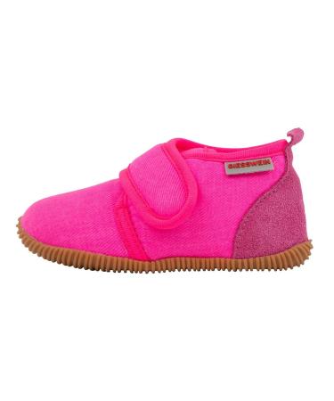 Giesswein Unisex Kid's Strass - Slim Fit High Slippers 2 UK Child Pink
