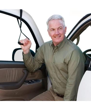 Adjustable Auto Grab Handles for Elderly - 2pcs Non-Slip Car Safety Assist Device (Black) - Buy Online on SooperMarket.com