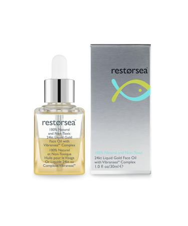24kt Liquid Gold Face Oil with Vibransea Complex - Luxurious Hydration & Glow | International Shipping Available - Buy Online on SooperMarket.com