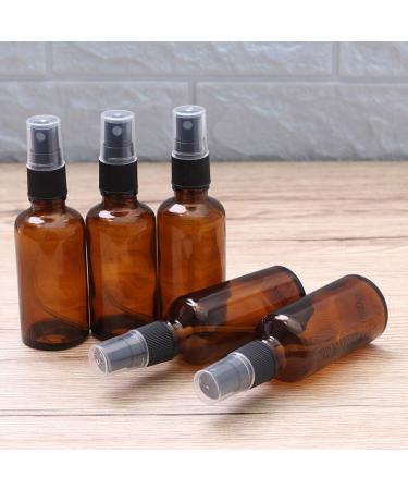 Frcolor 50ml Brown Spray Bottle with Refill - Fine Fog Atomizer for Essential Perfume Oil | International Shipping - Buy Online on SooperMarket.com