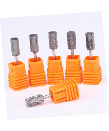 FOMIYES Cuticle Drill Bit Nail Drill Tips Nail Drill Bits Cuticle Nail Bit Nail Grinding Head Cuticle Bit Manicure Drill Bits Nails Drill Bits Nail Bits Nail File Bits Tungsten Steel Tool - Buy Online on SooperMarket.com