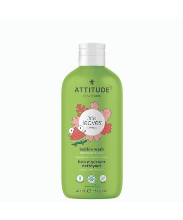 ATTITUDE Little Leaves Science Bubble Wash Watermelon & Coco 16 fl oz (473 ml)