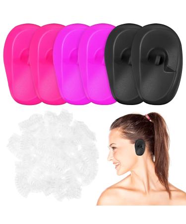 KALLORY 200Pcs Shower Ear Covers + 6Pcs Hair Dye Protectors - Salon & Home Use - Buy Online on SooperMarket.com
