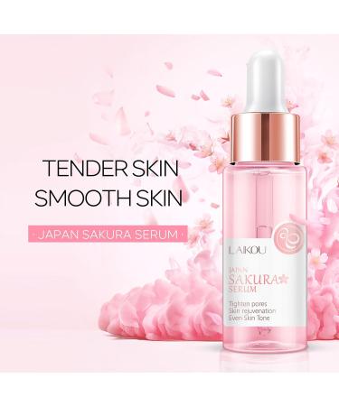 Japan Sakura Serum - Cherry Blossom Facial Essence for Hydration & Dark Spot Reduction | 30ml x 2pcs - Buy Online on SooperMarket.com