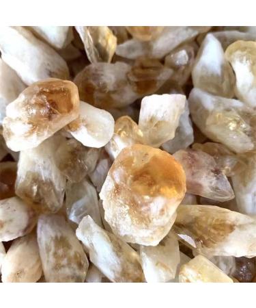 Raw Crystals Bulk Natural Stone Crystal Rough Citrine Crystal Point 20pc - Buy Online on SooperMarket.com