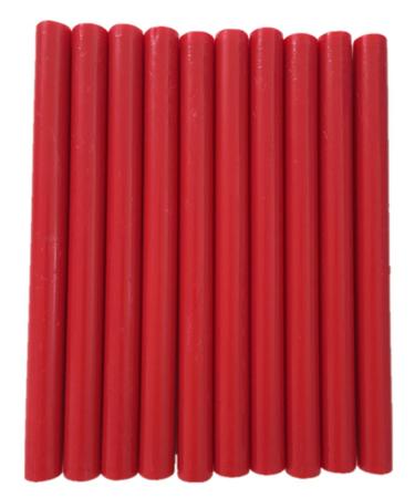 XICHEN10PCS Vintage Sealing Glue Gun Sealing Wax Wax Sticks Wax Seal Supplies a Variety of Colors (Red)
