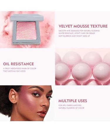 Buy Natural Face Blush Foundation #03 - Brightening & Moisturizing Glittering Powder | International Shipping Available - Buy Online on SooperMarket.com